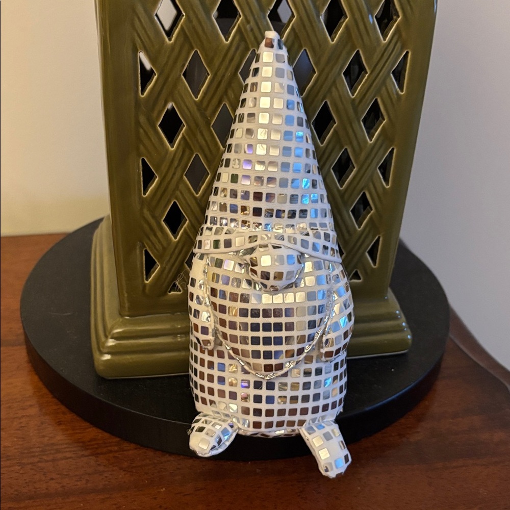 Disco Ball Gnome Decor
